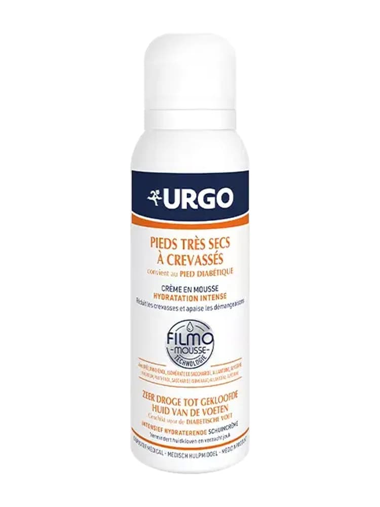 Urgo Crème en Mousse Hydratation Intense Pieds Très Secs 125 ml