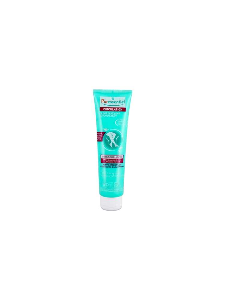 Puressentiel Crème Fraîcheur Hydratante Circulation Aux 17 Huiles Essentielles - 100 ml