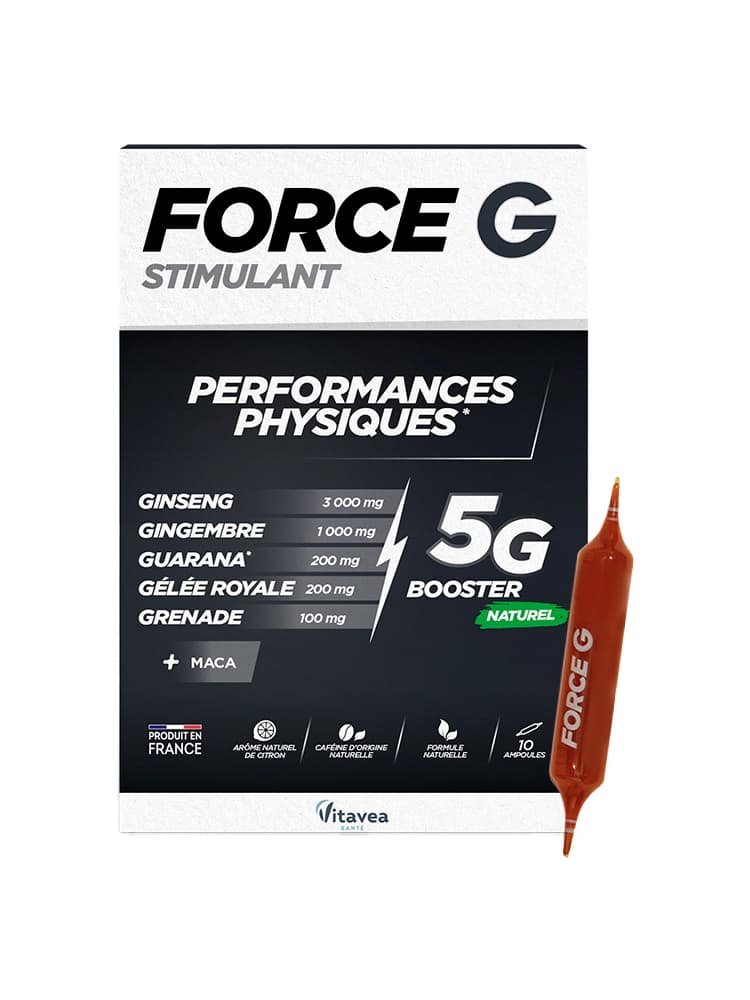 Vitavea Force G Stimulant Performances Physiques 10 Unités