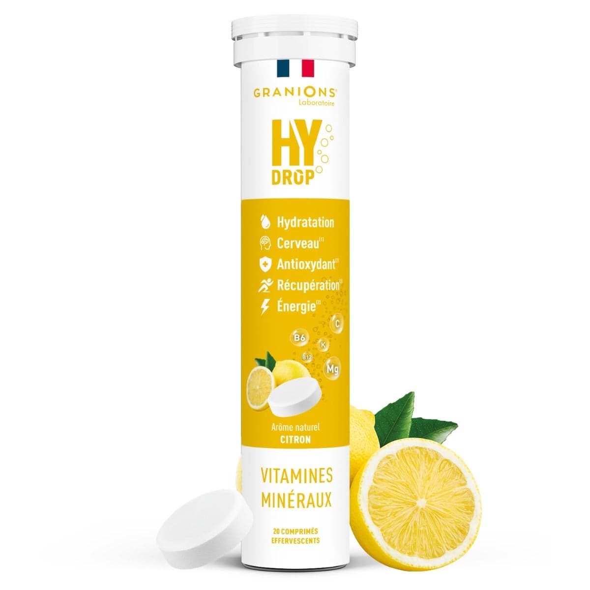 Pastille hydratation Électrolytes HYDROP - Citron