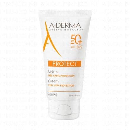 A-DERMA Protect - crème très haute protection SPF 50+ tube 40ml